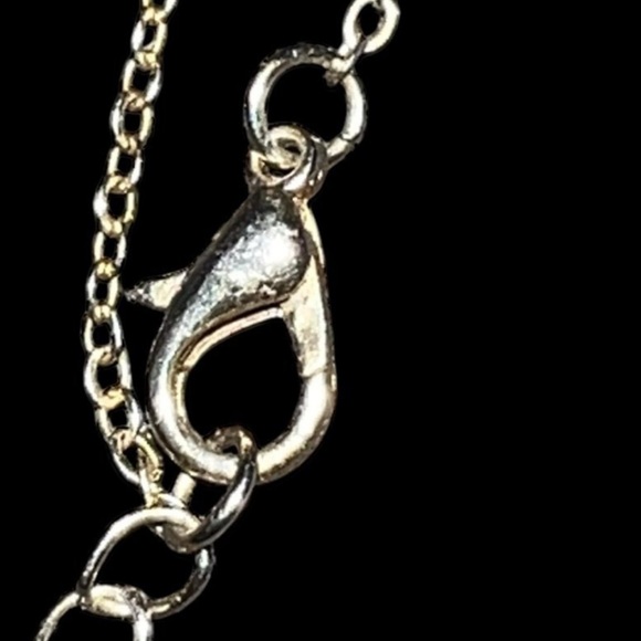 Lapis Lazuli and Gold Tone Spinning Pendant Necklace - Picture 7 of 7